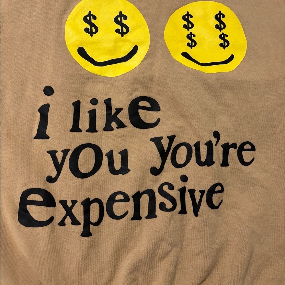 Tan Graphic Men's Sweater - Picture 3 of 3